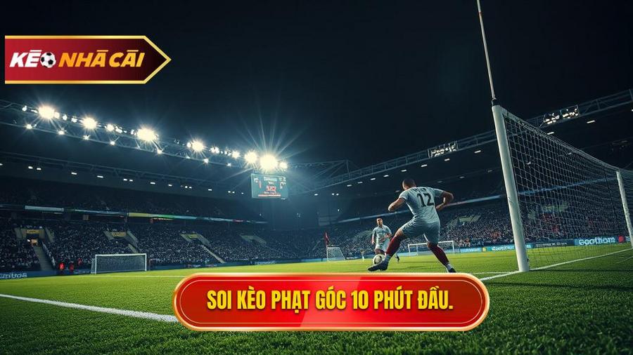 Chiến thuật soi Kèo cược đội nhận quả phạt góc trong 10 phút đầu cực chuẩn