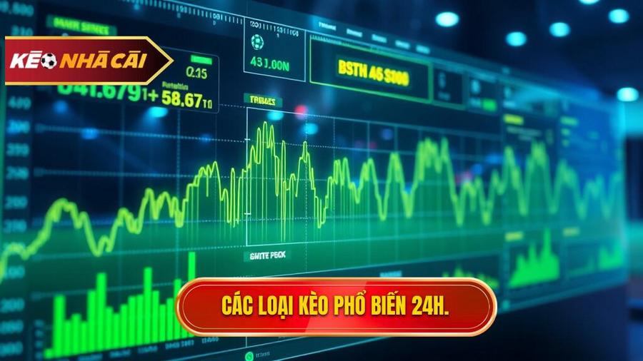 Các loại kèo phổ biến cần theo dõi trong bảng cập nhật tỷ lệ kèo 24h